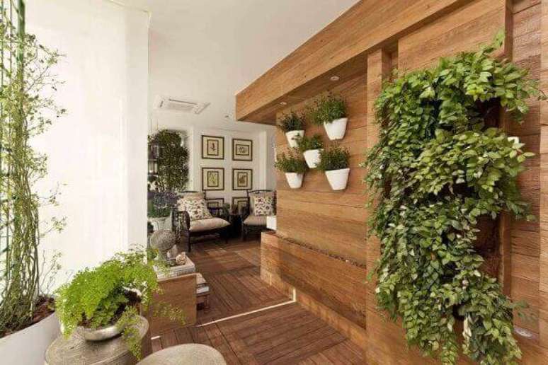 34 &ndash; Plantas ornamentais na decora&ccedil;&atilde;o de apartamento.