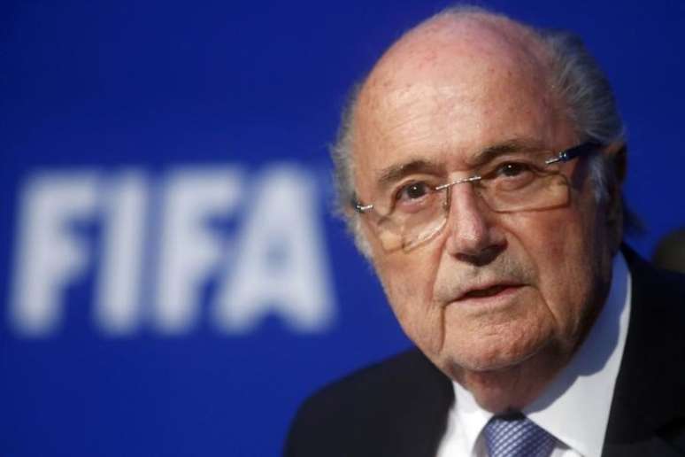 Ex-presidente da Fifa Joseph Blatter durante coletiva de imprensa em Zurique, na Su&iacute;&ccedil;a 20/07/2015 REUTERS/Arnd Wiegmann