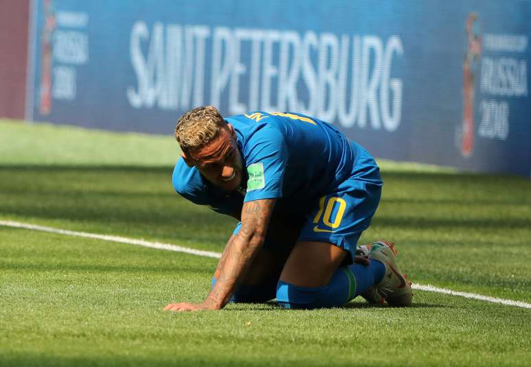 Neymar durante jogo Brasil x Costa Rica