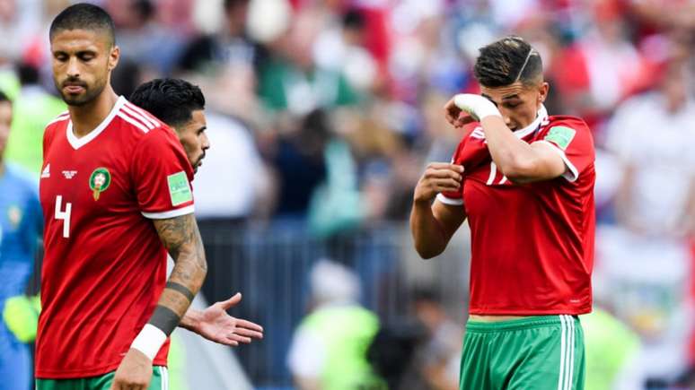 Marrocos atacou bastante, mas perdeu os seus dois primeiros jogos na Copa do Mundo e já está eliminado (AFP)