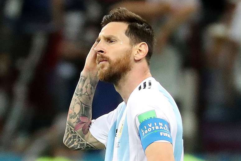 O atacante Lionel Messi, astro da argentina