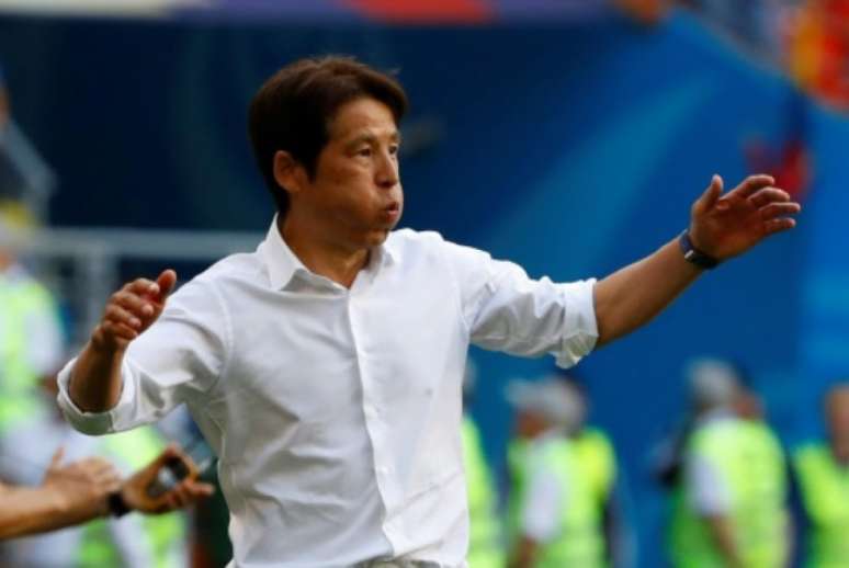 Técnico do Japão aposta em jogo coletivo para manter bom rendimento da estreia da seleção japonesa (Foto: AFP)