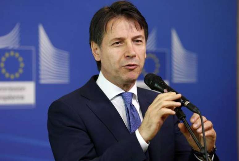 O primeiro-ministro da Itália, Giuseppe Conte