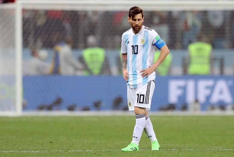 Messi lamenta derrota da Argentina para Croácia
 21/6/2018      REUTERS/Ivan Alvarado 