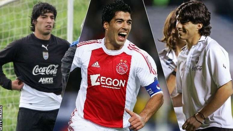 At&eacute; chegar ao Barcelona, Su&aacute;rez percorreu um longo caminho, jogando na Holanda e na Inglaterra