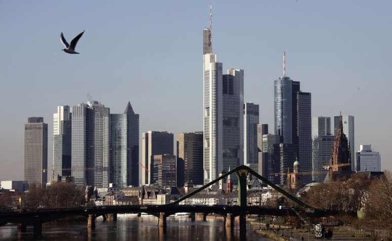 Visão geral de Frankfurt, na Alemanha  16/01/2012  REUTERS/Kai Pfaffenbach 