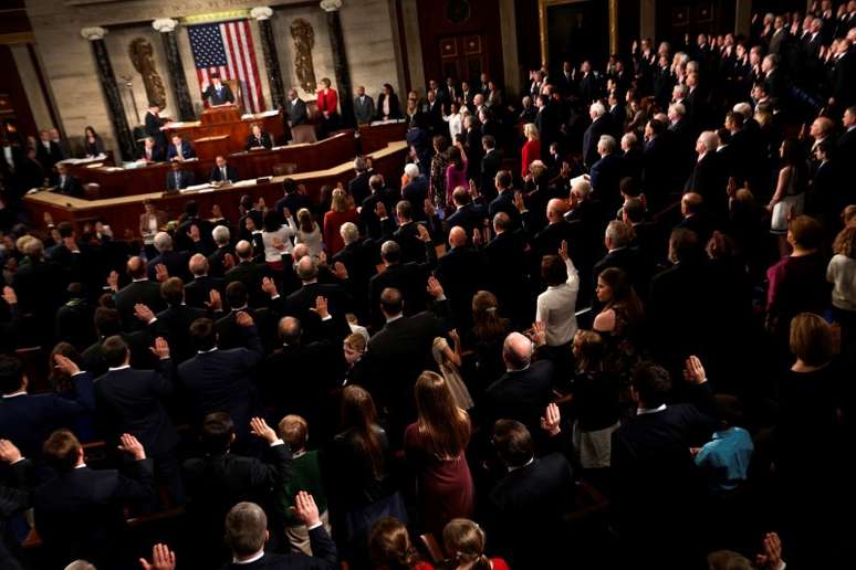 Plenário da Câmara dos Deputados dos EUA
03/01/2017

U.S. January 3, 2017. REUTERS/Jonathan Ernst - RC1D6F1EEE00