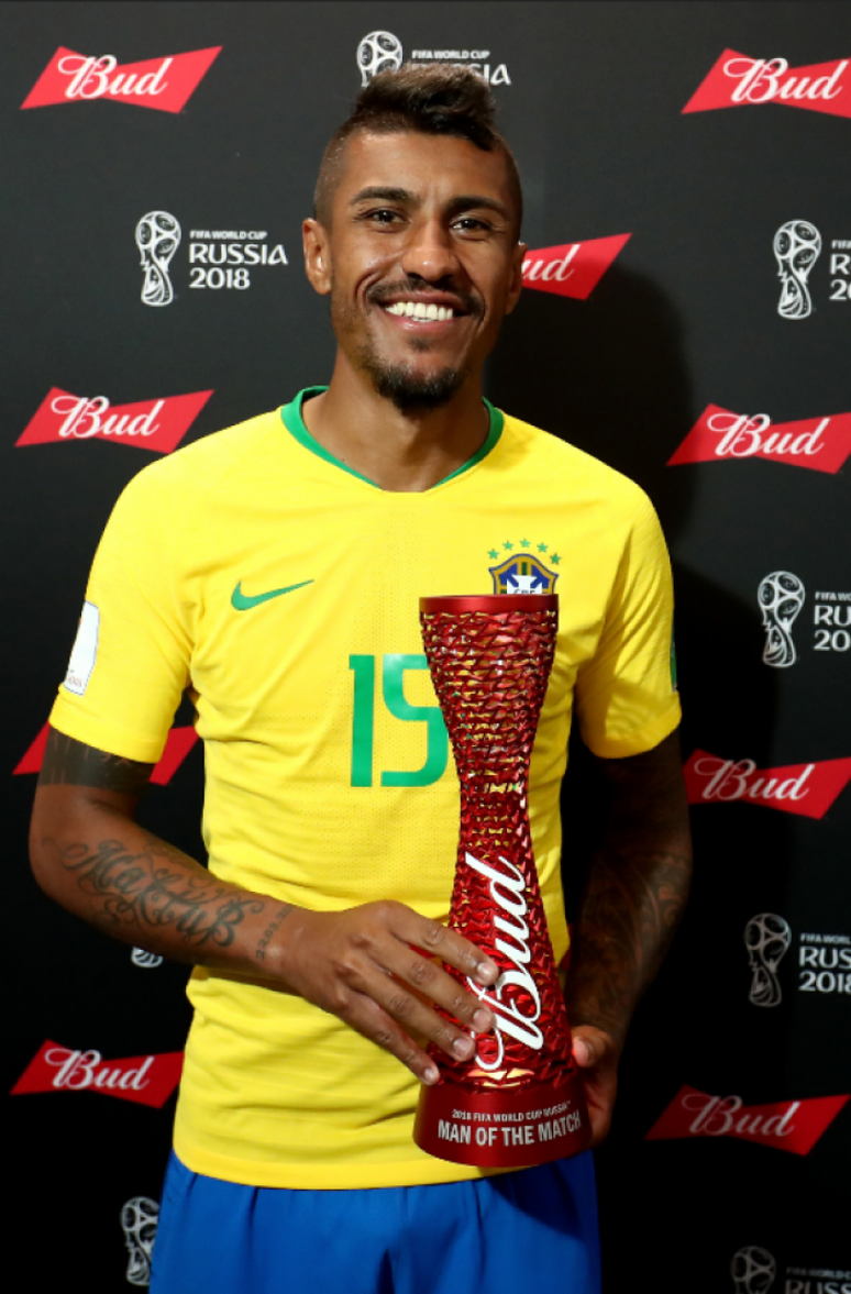 Paulinho foi eleito o melhor jogador da partida (Foto: Divulgação)