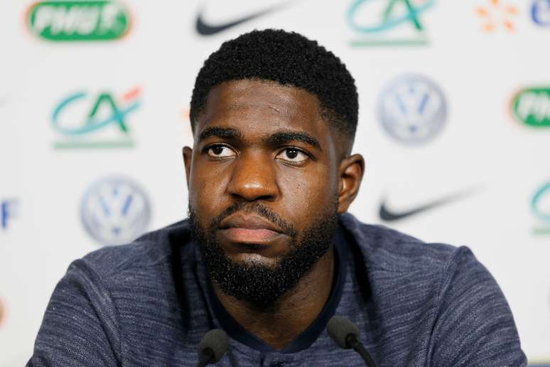 Zagueiro da seleção francesa e do Barcelona, Samuel Umtiti, diz que ficaria feliz em eliminar a Argentina de Messi