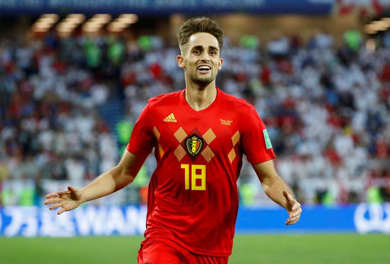 Adnan Januzaj, da Bélgica, comemora gol marcado contra a Inglaterra na Copa do Mundo
28/06/2018 REUTERS/Fabrizio Bensch