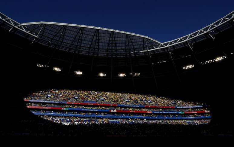 Vista de est&aacute;dio em Samara onde jogaram Senegal x Col&ocirc;mbia
 28/6/2018        REUTERS/Max Rossi    