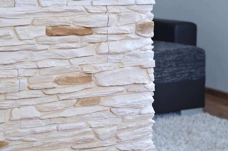 Revestimento em pedra s&atilde;o tend&ecirc;ncia na decora&ccedil;&atilde;o contempor&acirc;nea