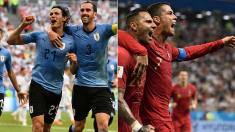 Uruguai e Portugal se enfrentam, neste sábado, às 15h, em Sochi, pelas oitavas de final da Copa do Mundo