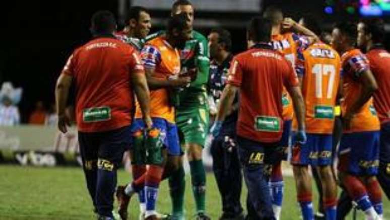 Jogadores do Fortaleza