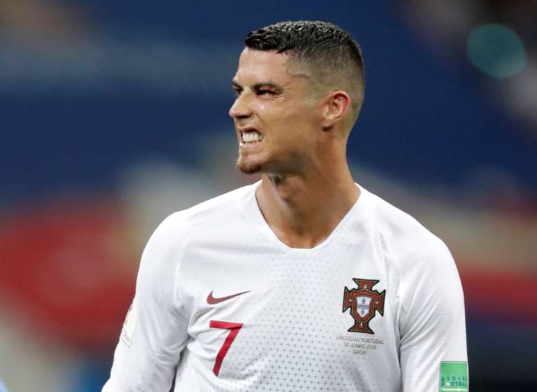 Cristiano Ronaldo lamenta fim de jogo
