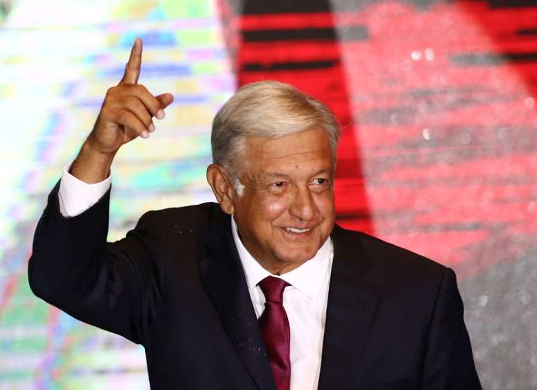Vencedor da eleição presidencial do México, Andrés Manuel López Obrador REUTERS/Edgard Garrido