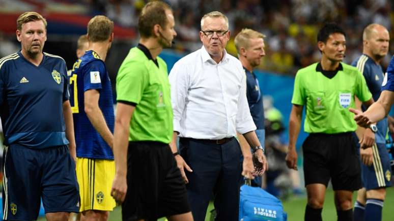 Andersson e sua seleção na Copa: duas vitórias, uma derrota, cinco gols feitos e dois levados (Foto: AFP)