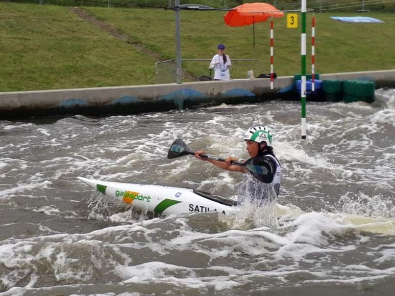 Ana Sátila fica sem segundo lugar na modalidade C1 no Mundial de Canoagem (Foto: Canoagem Brasileira)