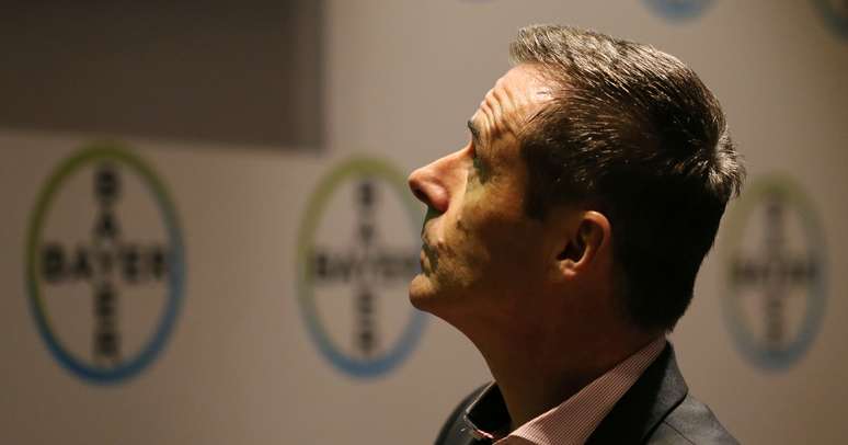Liam Condon, presidente global da unidade de "science crop" da Bayer, em coletiva de imprensa em S&atilde;o Paulo, Brasil
03/07/2018
REUTERS/Paulo Whitaker