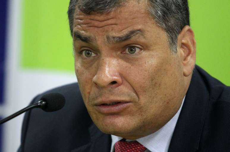 Ex-presidente do Equadro Rafael Correa d&aacute; entrevista a jornalistas estrangeiros em novembro do ano passado
30/11/2017
REUTERS/ Daniel Tapia
