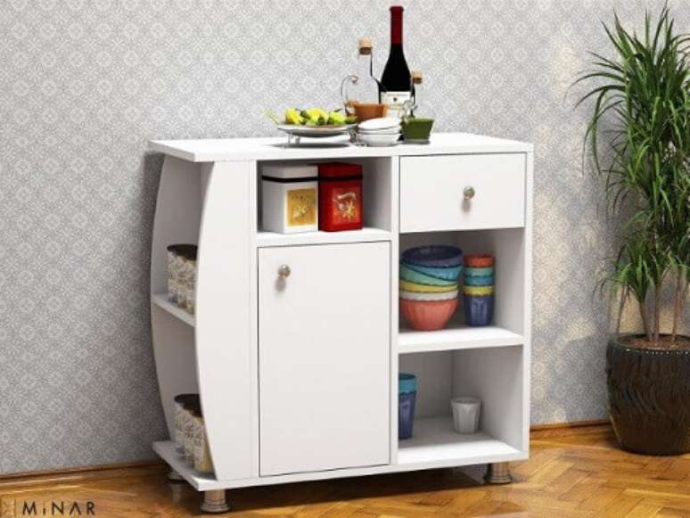 14. Arm&aacute;rio multiuso com formato diferenciado