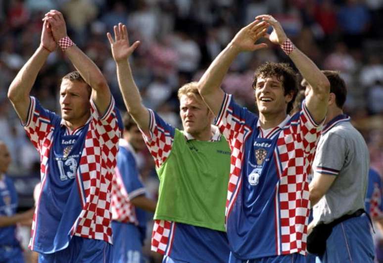 Croatas fizeram a melhor Copa em 1998, quando eliminaram a Alemanha nas quartas de final