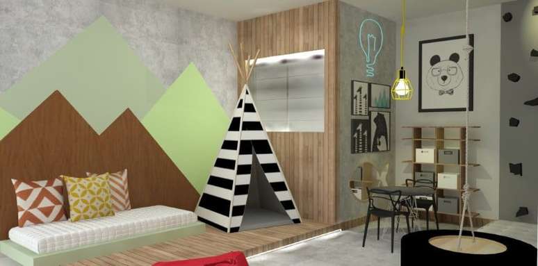 71. Quarto amplo de menino. Projeto de GFT Arquitetura