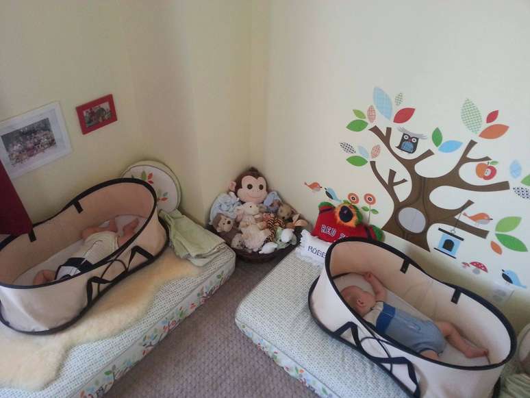 32 &ndash; Para g&ecirc;meos, esse pode ser uma &oacute;tima op&ccedil;&atilde;o de quarto de beb&ecirc;