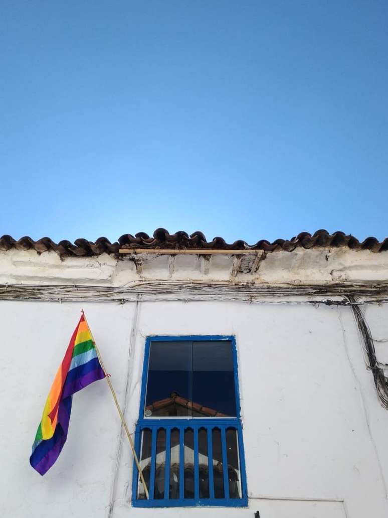 Apesar da bandeira, a população de Cusco é bastante conservadora e algumas pessoas reclamam da confusão