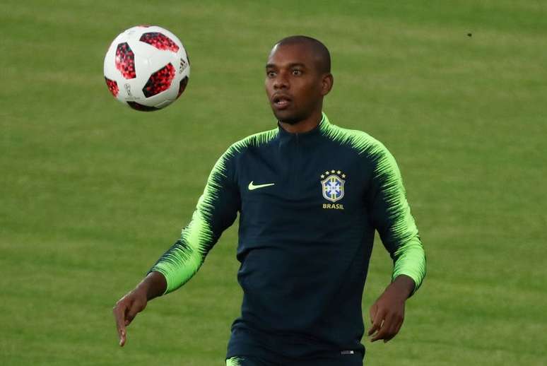 Fernandinho treina com a seleção brasileira
 5/7/2018     REUTERS/Sergio Perez