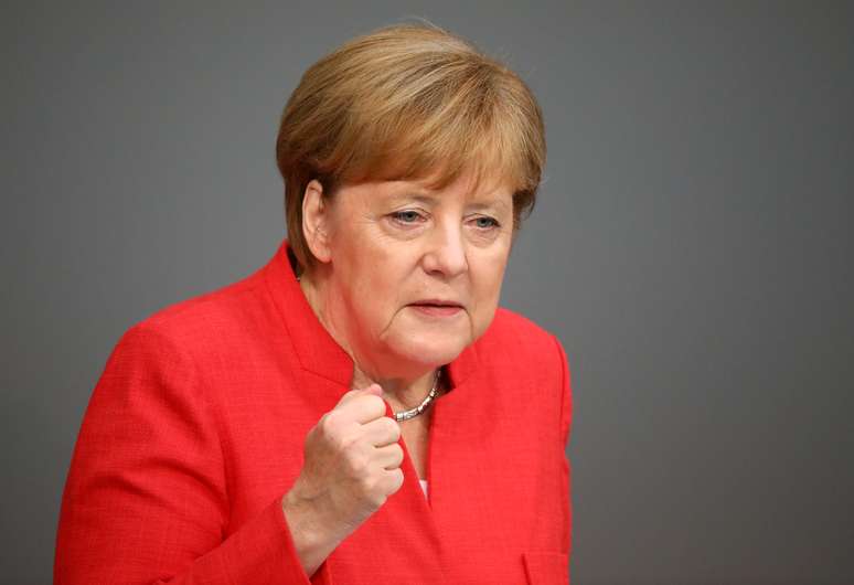 Chanceler alem&atilde;, Angela Merkel 04/07/2018   REUTERS/Hannibal Hanschke