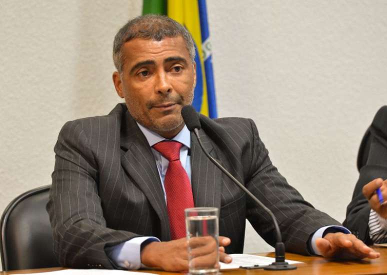 Romário, senador da República e ex-atacante da Seleção Brasileira