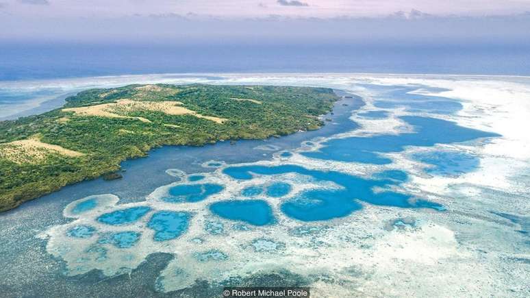 ‘Moedas’ foram extraídas das pedreiras da ilha vizinha de Palau, localizada a 400 km | Foto: Robert Michael Poole