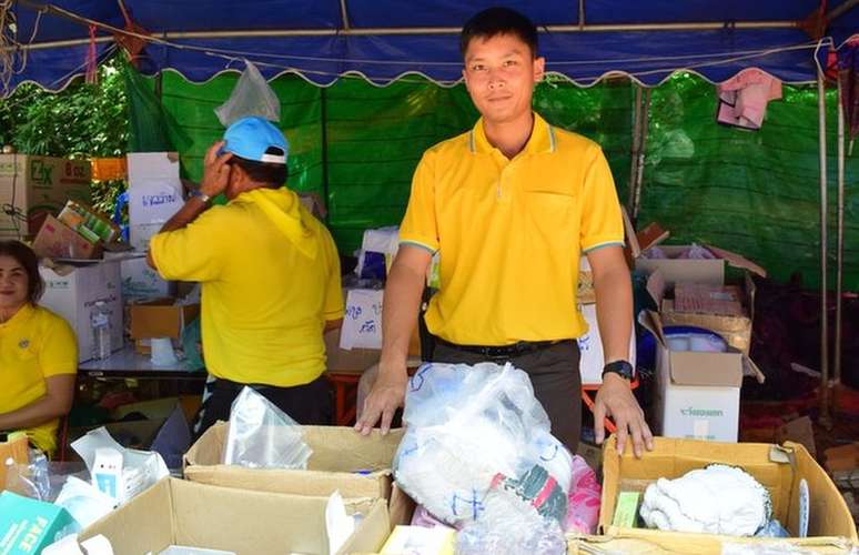 Saran Churat disse que considera os garotos presos na caverna como seus irm&atilde;os