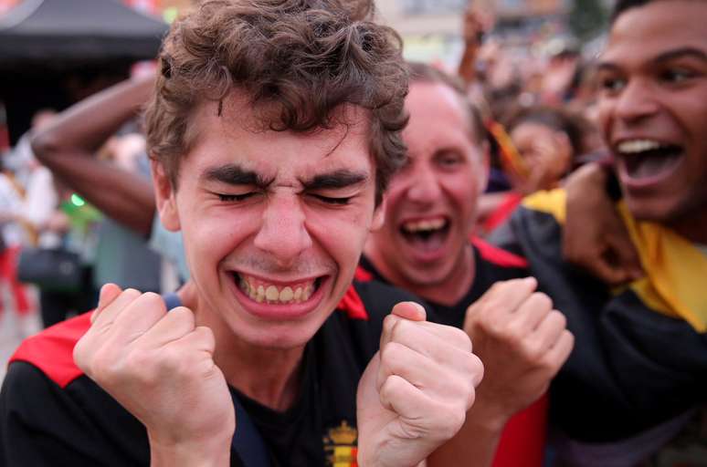 Belgas vibram em Bruxelas após eliminarem o Brasil da Copa