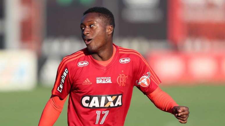 Colombiano marcou dois gols do Flamengo no jogo-treino deste sábado (Foto: Gilvan de Souza/Flamengo)