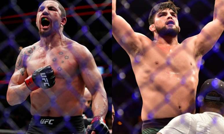 Robert Whittaker e Kelvin Gastelum vão disputar o título dos médios no final do ano (Foto: Reprodução/MMA Junkie)