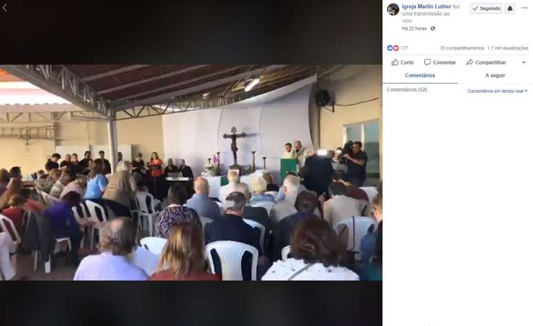 Mais de dois meses após desabamento parcial, Igreja Evangélica Luterana de São Paulo realizou culto no domingo, 8 