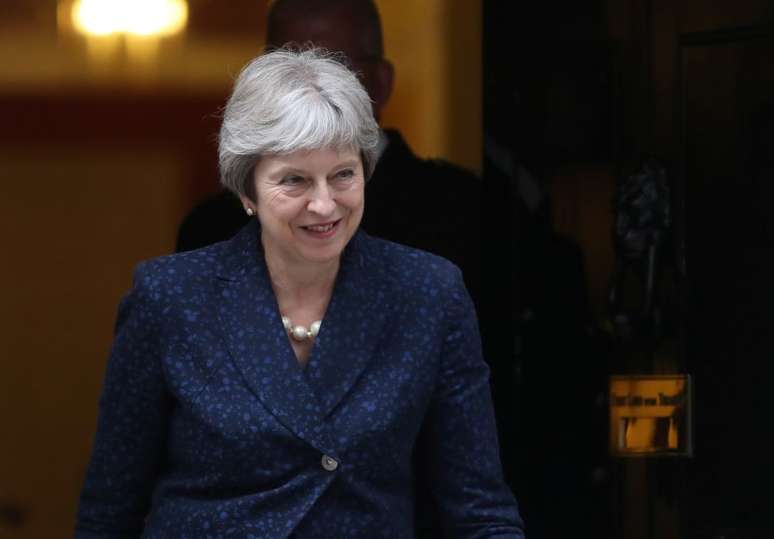 Premiê britânica, Theresa May, em Londres 09/07/2018 REUTERS/Simon Dawson