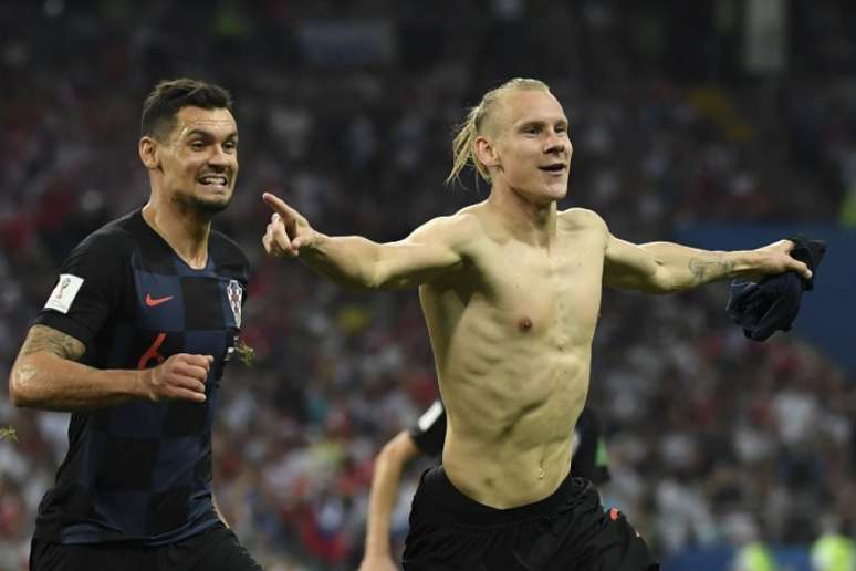 Vida marcou um dos gols da Croácia contra a Rússia - FOTO: AFP