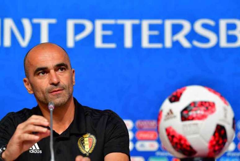 Roberto Martinez deu entrevista antes da decisão desta terça, contra a França (Foto: GIUSEPPE CACACE / AFP)