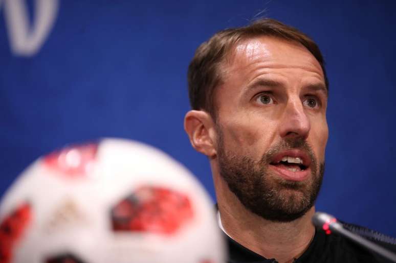 Técnico Gareth Southgate concede entrevista
 10/7/2018     REUTERS/Carl Recine 