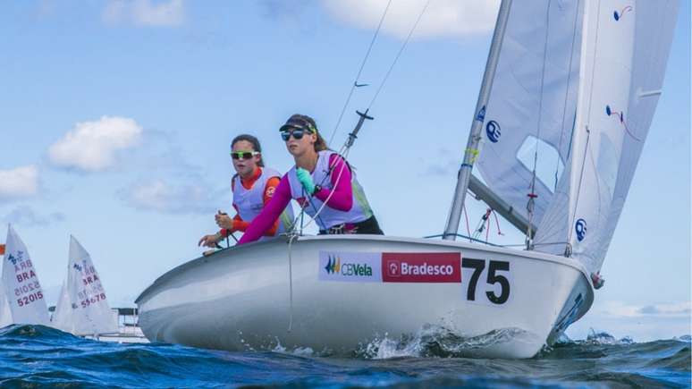 Marina da Fonte e Marina Arndt são atrações da equipe brasileira de vela (Foto: Peu Fernandes/ CBVela)