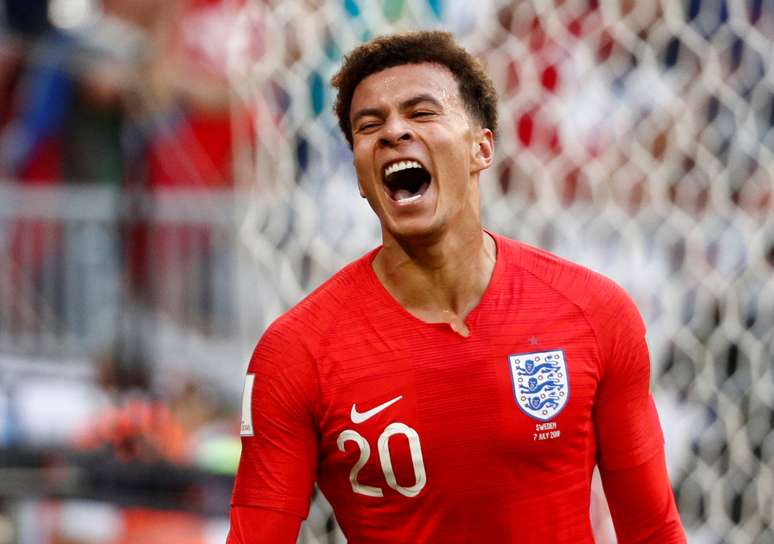 O meia Dele Alli, da seleção inglesa