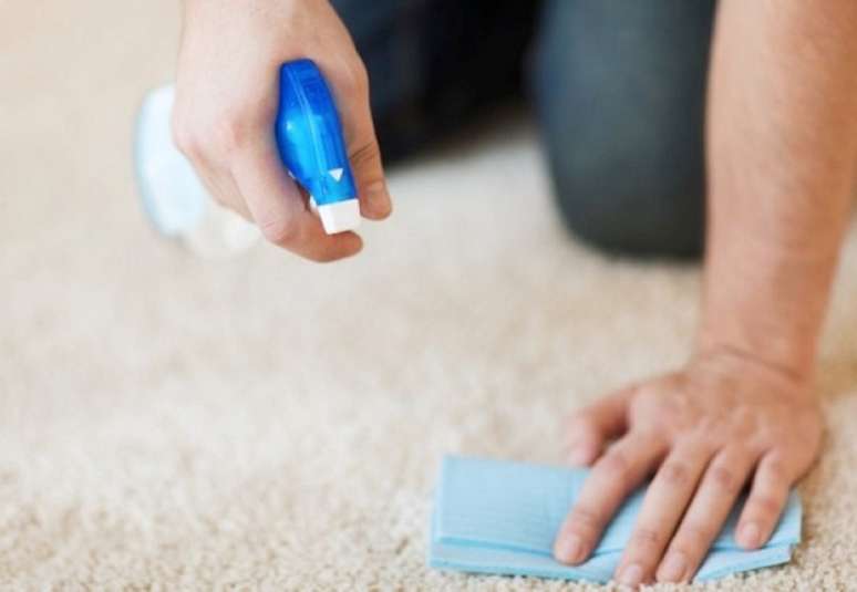 15 -Produtos de limpeza para carpete com vinagre.