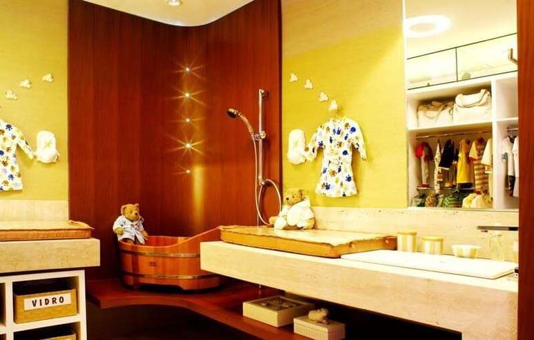 3. Quarto de beb&ecirc; com ofur&ocirc; de beb&ecirc;. Projeto de Nicolle do Vale