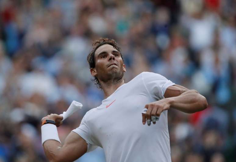 Nadal comemora vitória em Wimbledon
 11/7/2018     REUTERS/Andrew Couldridge 