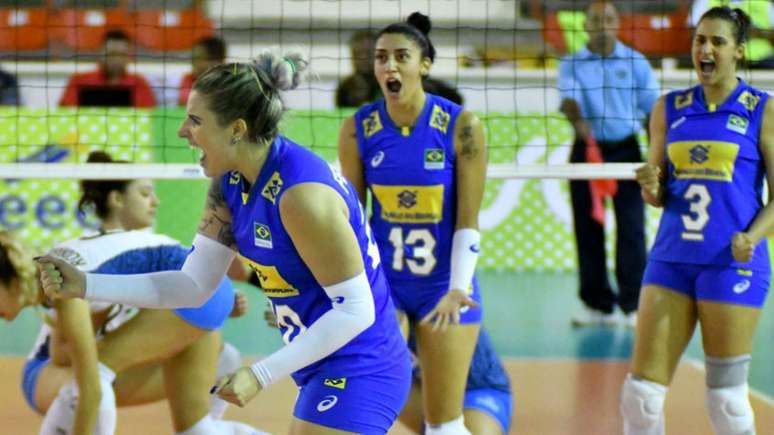 Fernanda Tomé foi destaque do Brasil (Foto: Divulgação/Norceca)