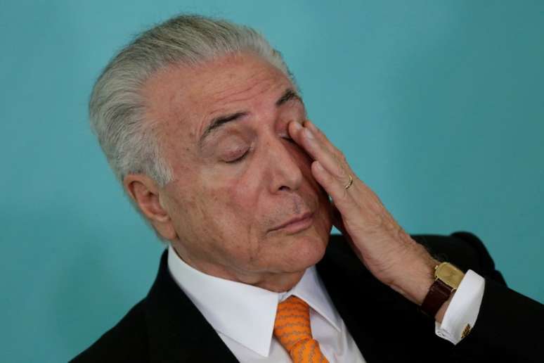 Presidente Michel Temer participa de reunião no Palácio do Planalto, em março
21/03/2018
REUTERS/Ueslei Marcelino