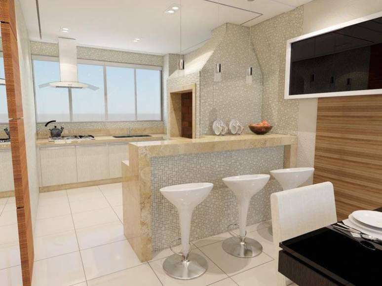 43. O ideal &eacute; que tenha uma sincronia entre as banquetas e o ambiente